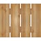 Ekena Millwork Spaced Board-n-Batten Shutters, Rough Sawn Western Red Cedar, 23W x 19H, PR RBS06S23X019RWR - alternate 4